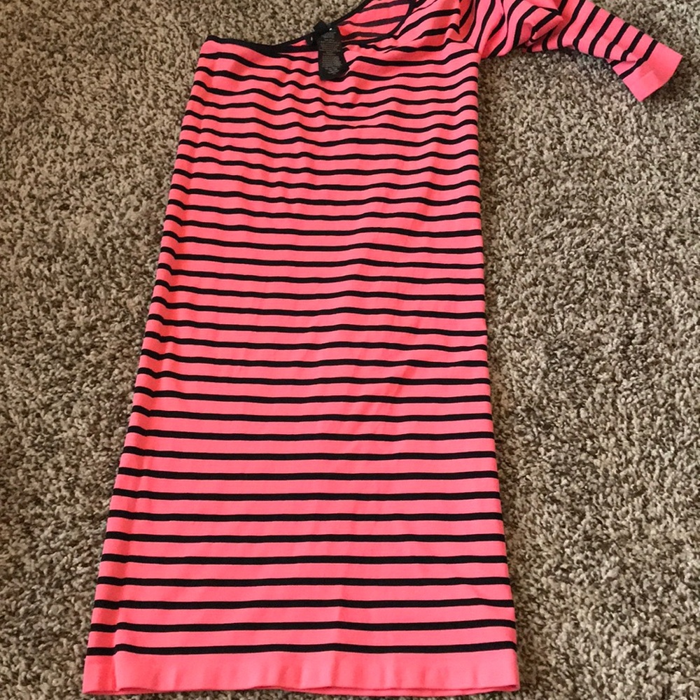 Bebe one shoulder tight dress
